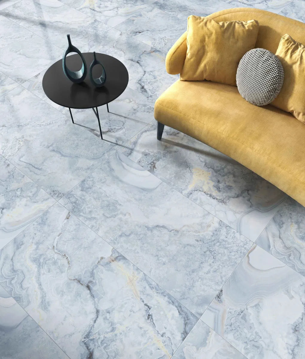 Emerald Onyx Sky Pearl Polished Large Wall And Floor Porcelain Tiles 60cmx120cm